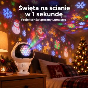 Lumastro Astro – świąteczny projektor astronauta